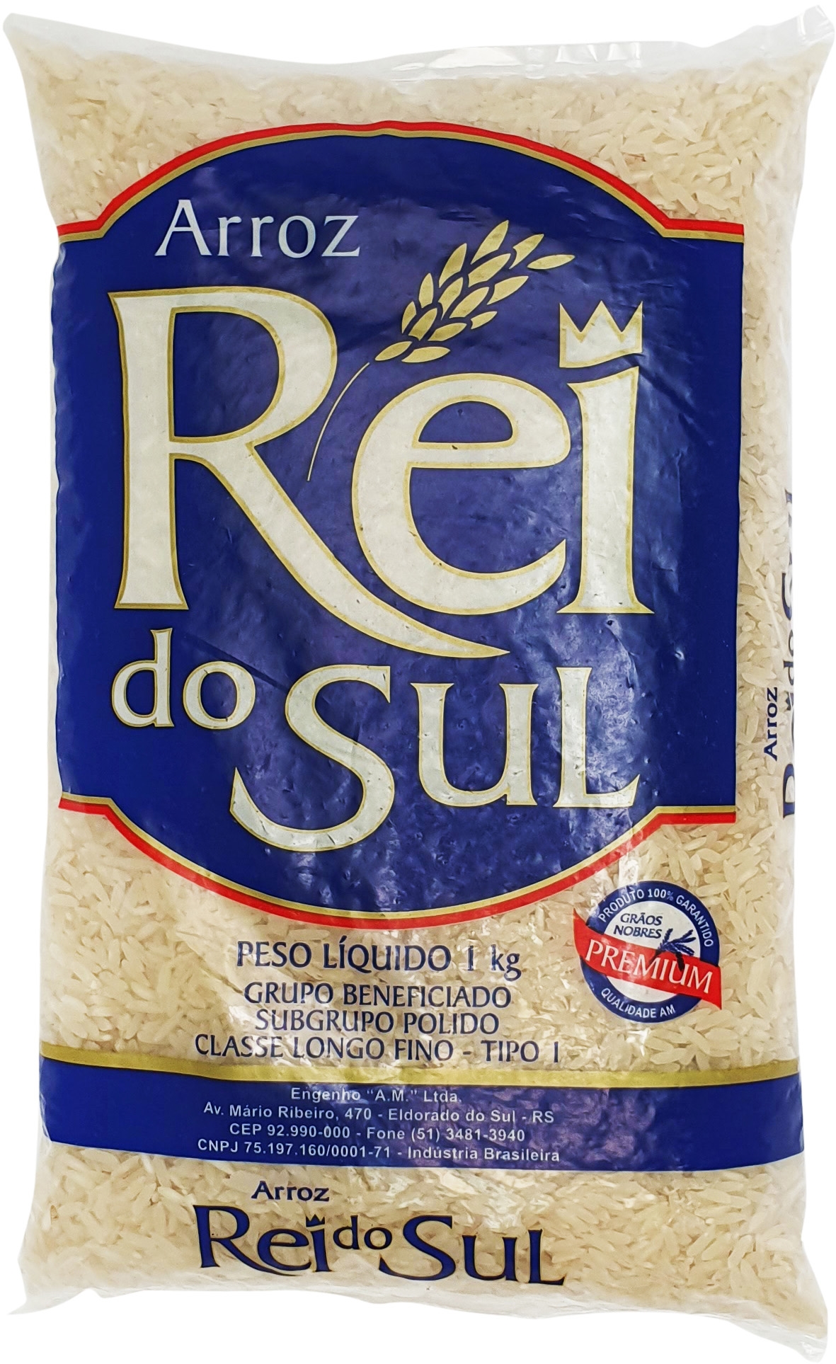 REI DO SUL ARROZ BRANCO TIPO 1 REI DO SUL ARROZ BRANCO TIPO 1