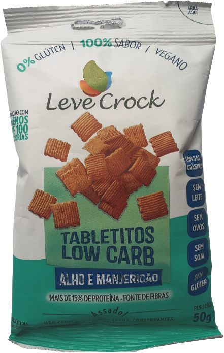 LEVE CROCK TABLETITOS LOW CARB ALHO E MANJERICÃO LEVE CROCK TABLETITOS LOW CARB ALHO E MANJERICÃO