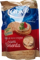 CAMIL BISCOITO DE ARROZ INTEGRAL COM PIMENTA | Teste de Snacks: Veja qual é a melhor marca