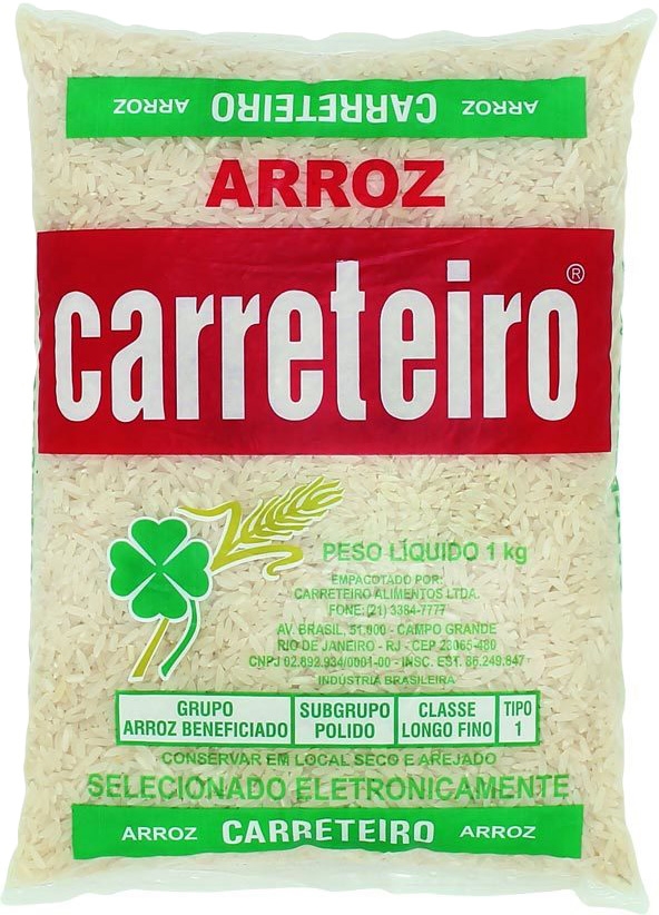 CARRETEIRO ARROZ BRANCO TIPO 1