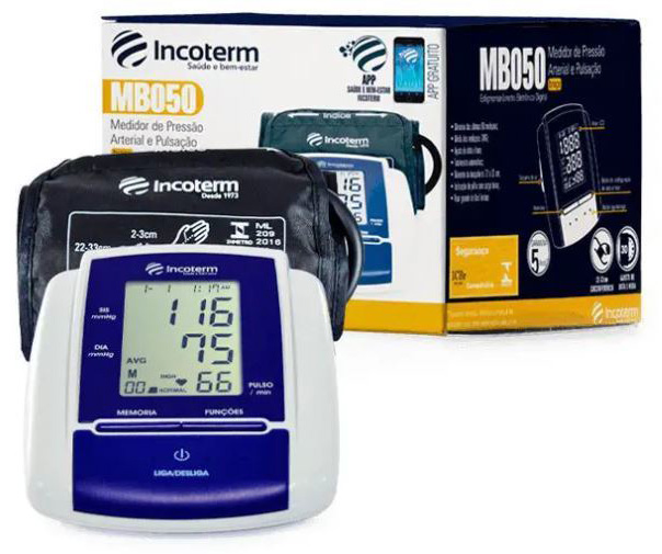 INCOTERM MEDIDOR DE PRESSÃO ARTERIAL DE BRAÇO - MB050