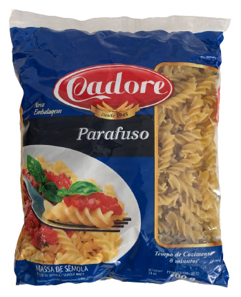 CADORE MASSA DE SÊMOLA SEM OVOS