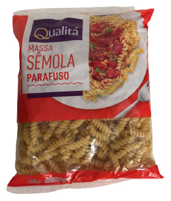 QUALITÁ MASSA DE SÊMOLA SEM OVOS