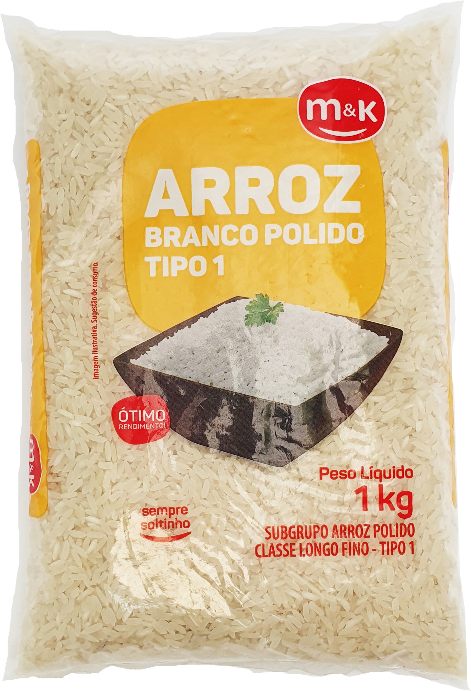 M & K ARROZ BRANCO TIPO 1