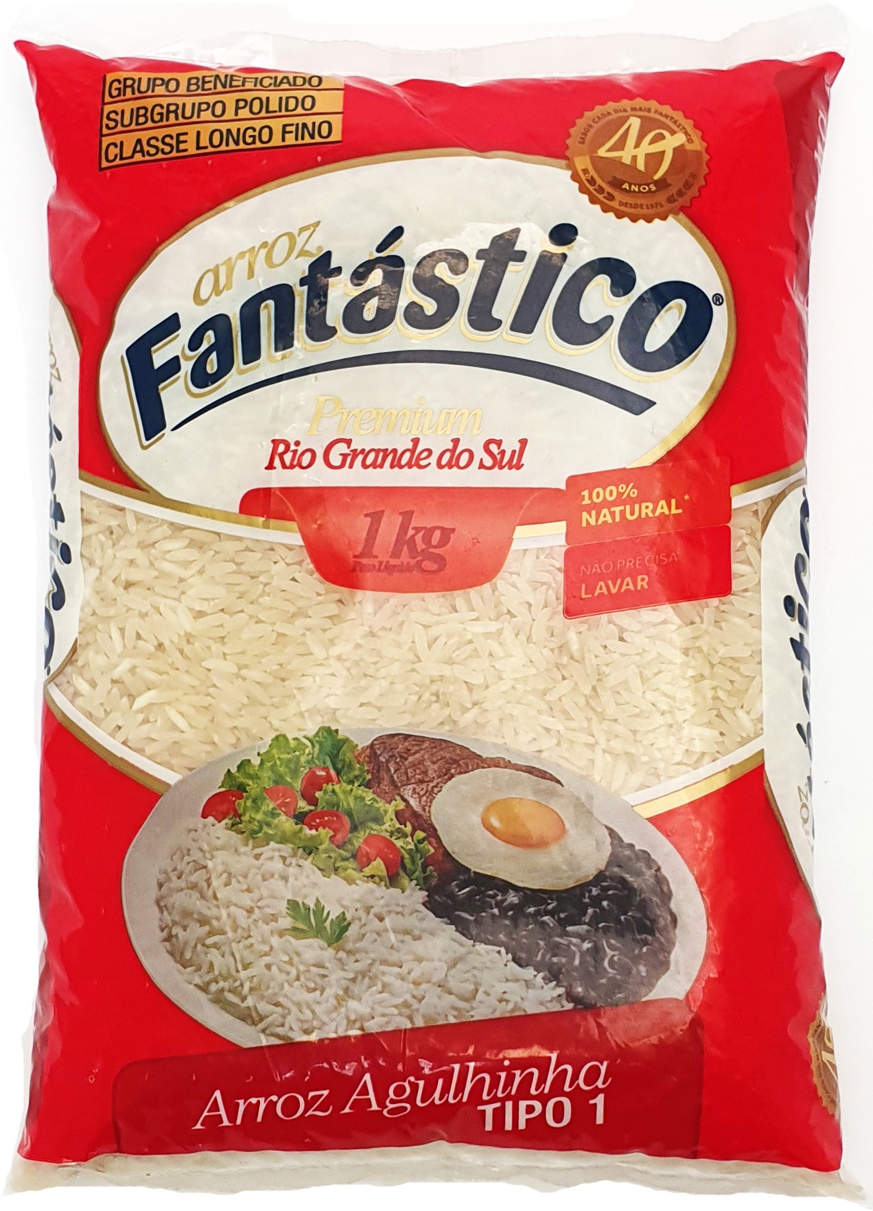 FANTÁSTICO PREMIUM ARROZ BRANCO TIPO 1