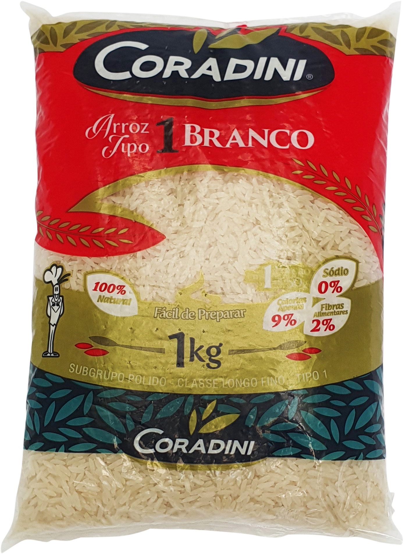 CORADINI ARROZ BRANCO TIPO 1