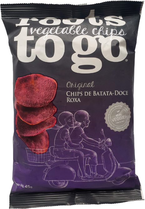ROOTS TO GO CHIPS DE BATATA-DOCE ROXA ORIGINAL