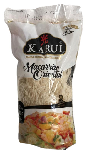 KARUI MASSA SEM GLUTEN, COM ARROZ
