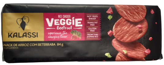 KALASSI SNACK DE ARROZ COM BETERRABA