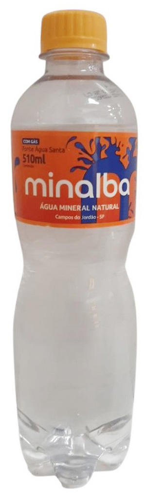 MINALBA ÁGUA MINERAL COM GÁS DE 510ML